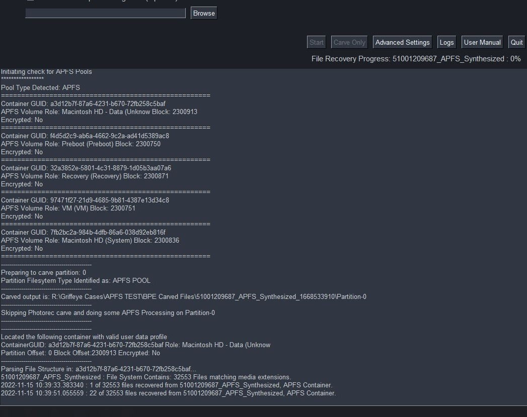 Bfip Griffeye V A Big Update Apfs Support Breakpoint Forensics