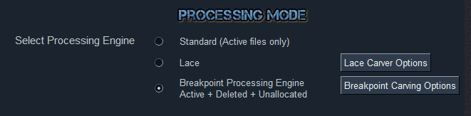 New Processing Mode